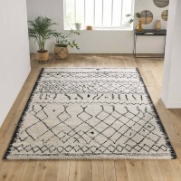 Ковер В берберском стиле XL Afaw 280 x 380 см черный LA REDOUTE INTERIEURS  фото, kupilegko.ru